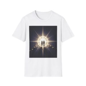 Unisex T-Shirt — Couple with Chain Graphic Tee
