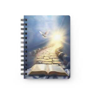 Inspirational Christian Journal — Path to Heaven Spiral-Bound Notebook